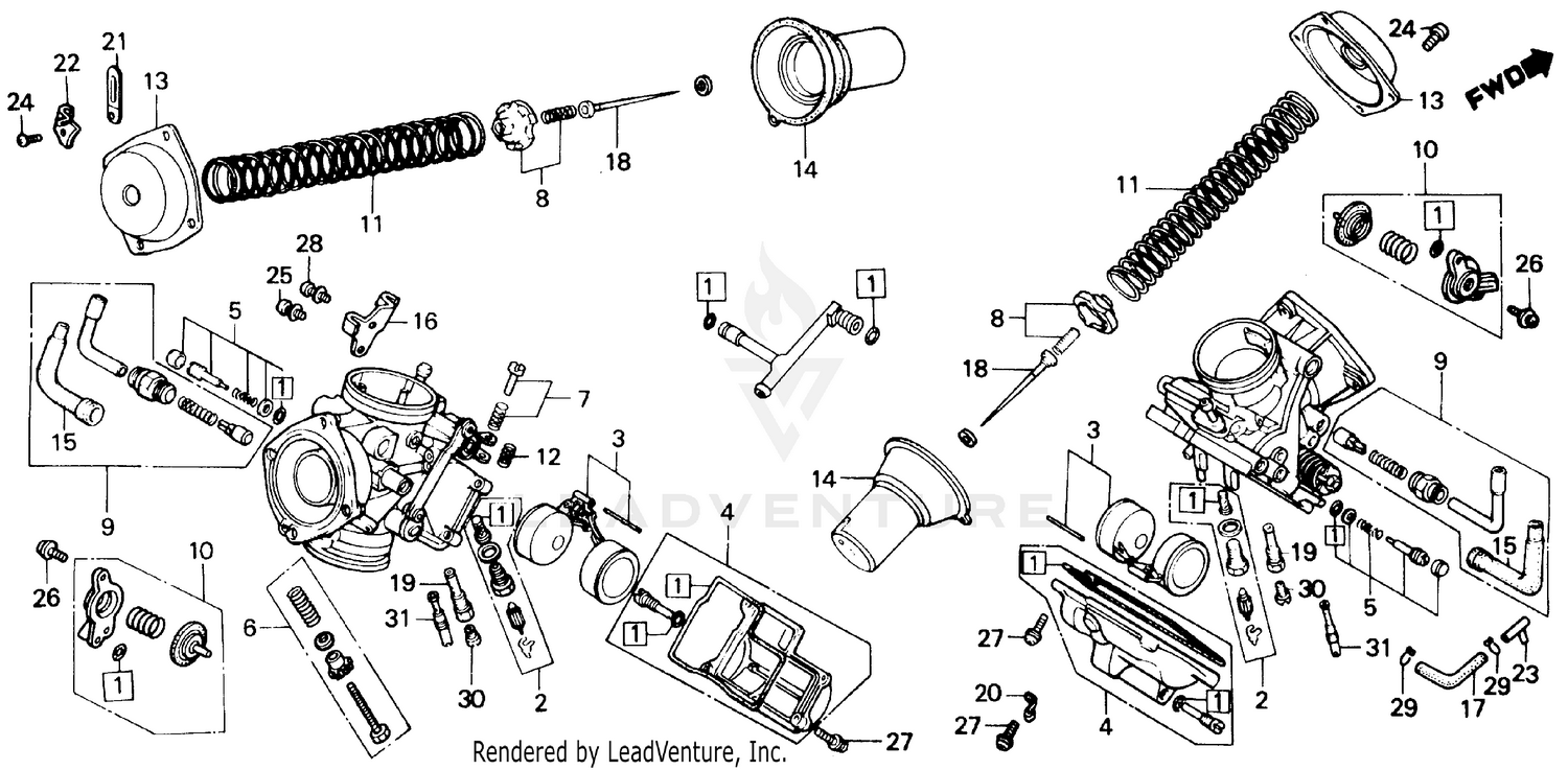 CARBURETOR (COMPONENTS)