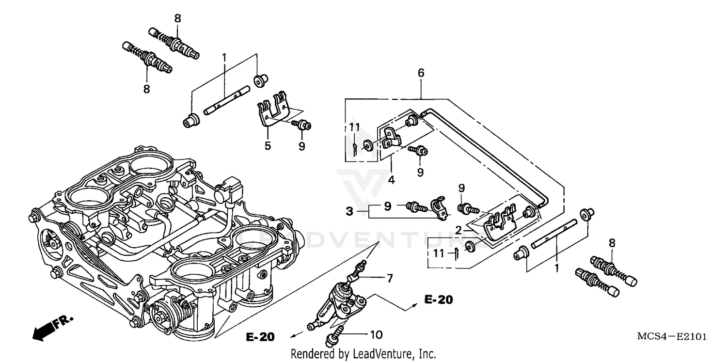 THROTTLE BODY (COMP.)