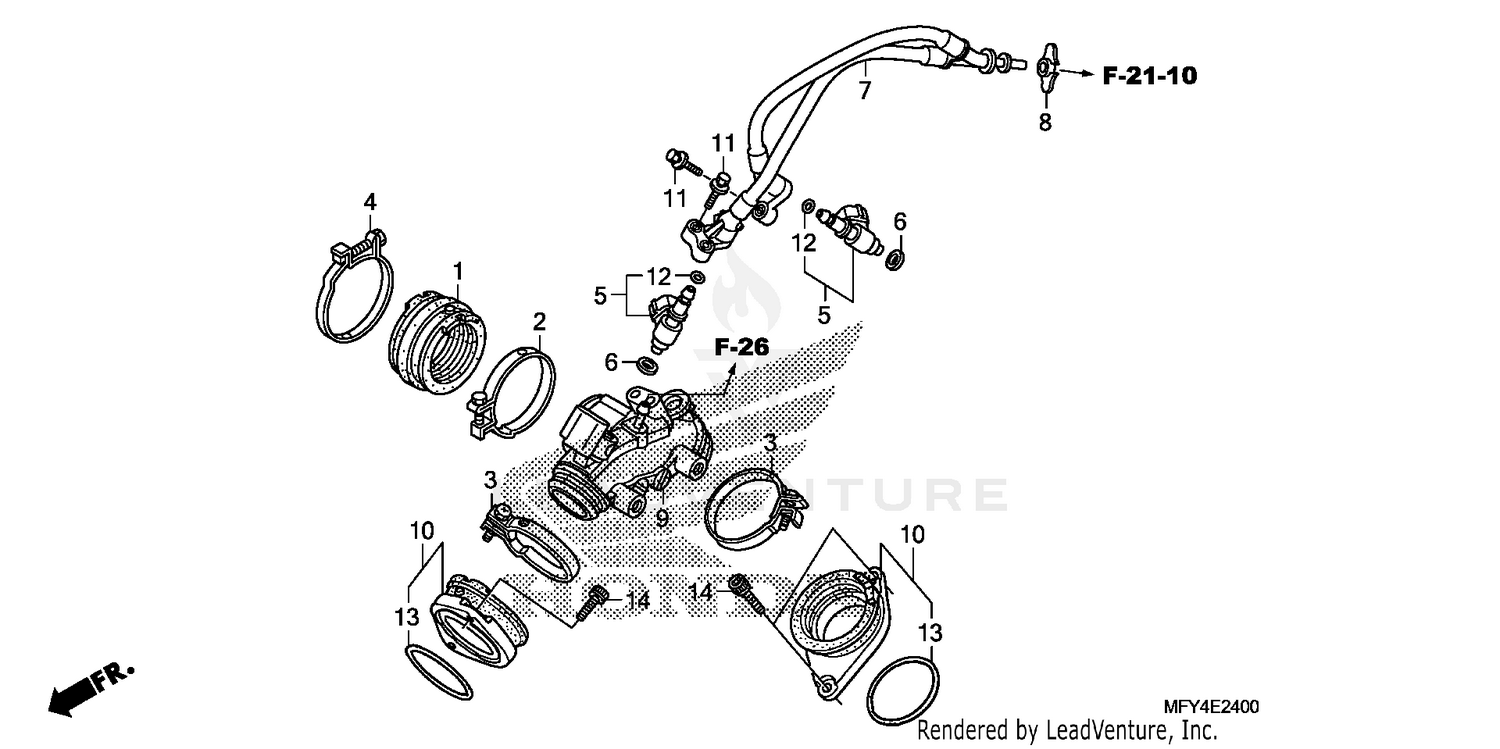INTAKE MANIFOLD@INJECTOR