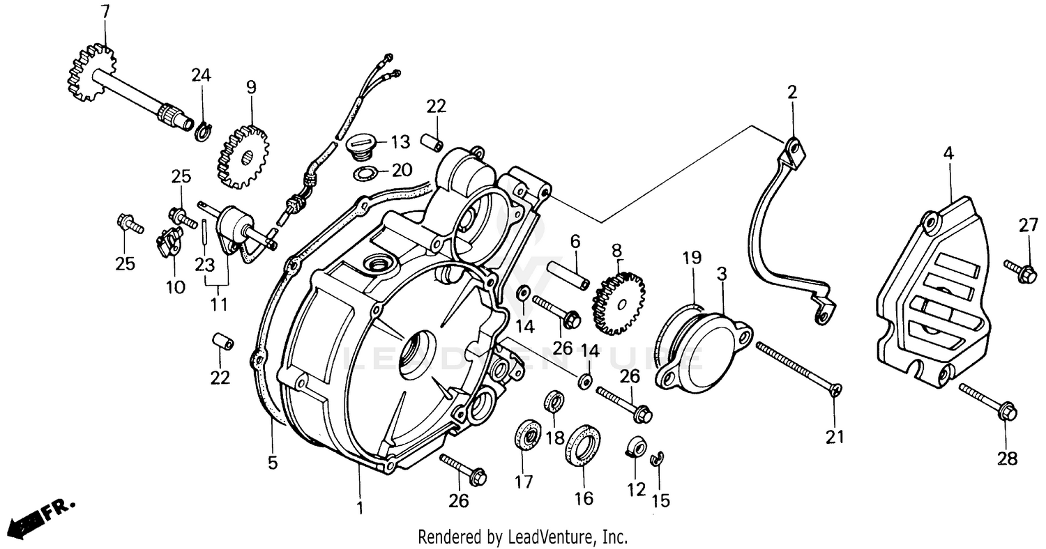 LEFT CRANKCASE COVER