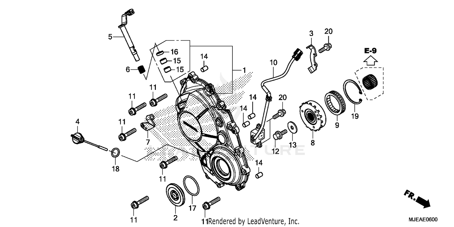RIGHT CRANKCASE COVER