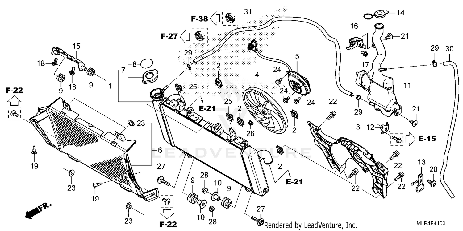 RADIATOR@RESERVE TANK