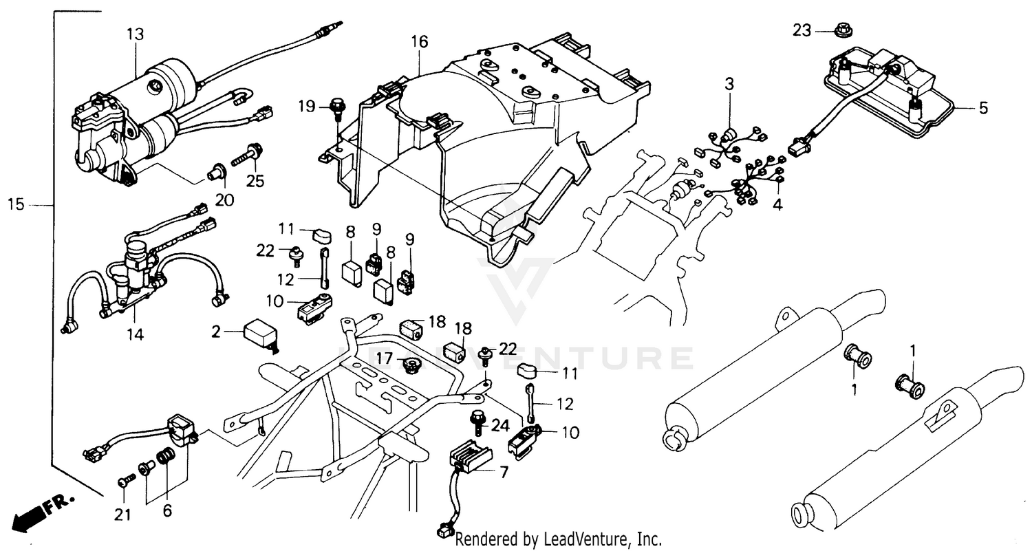REAR FENDER B SET 90
