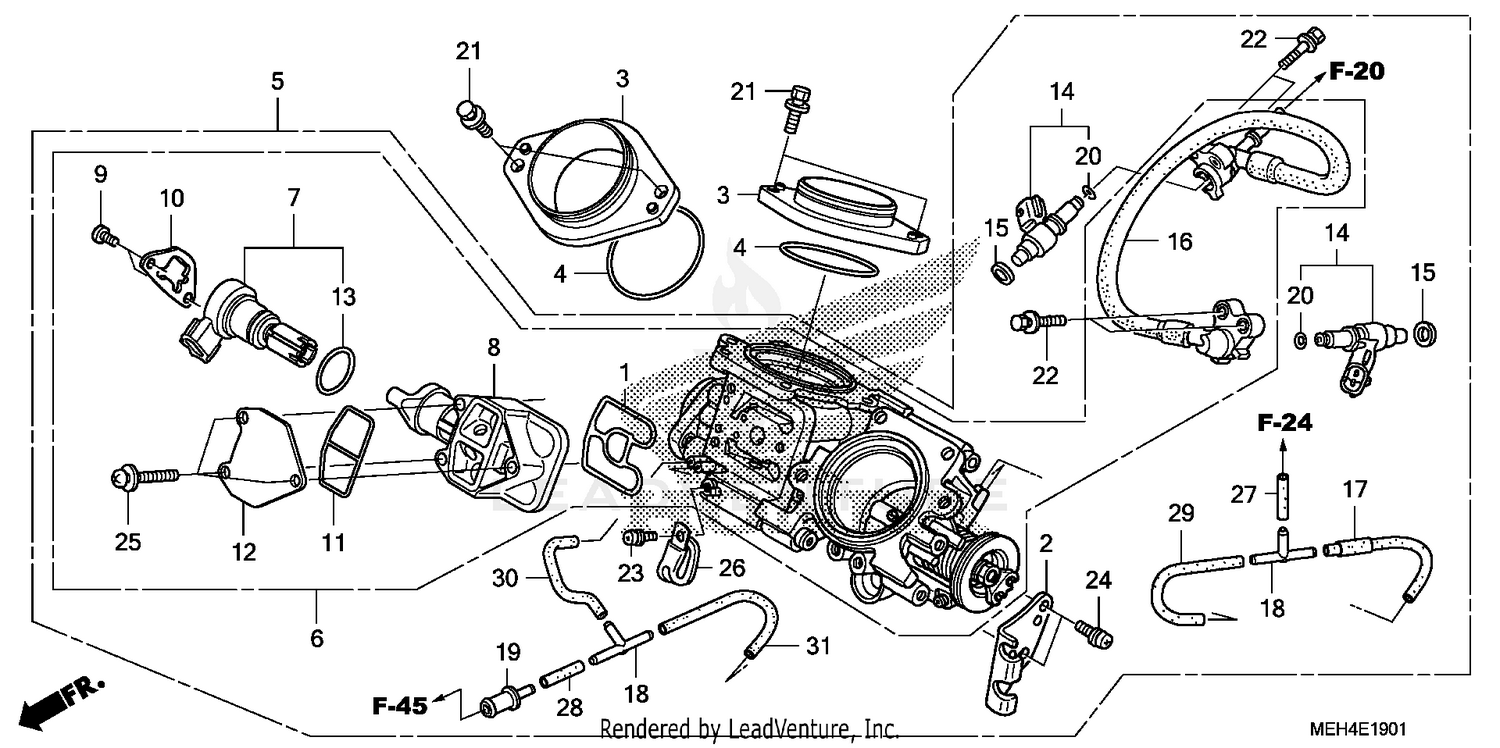 THROTTLE BODY (AC)