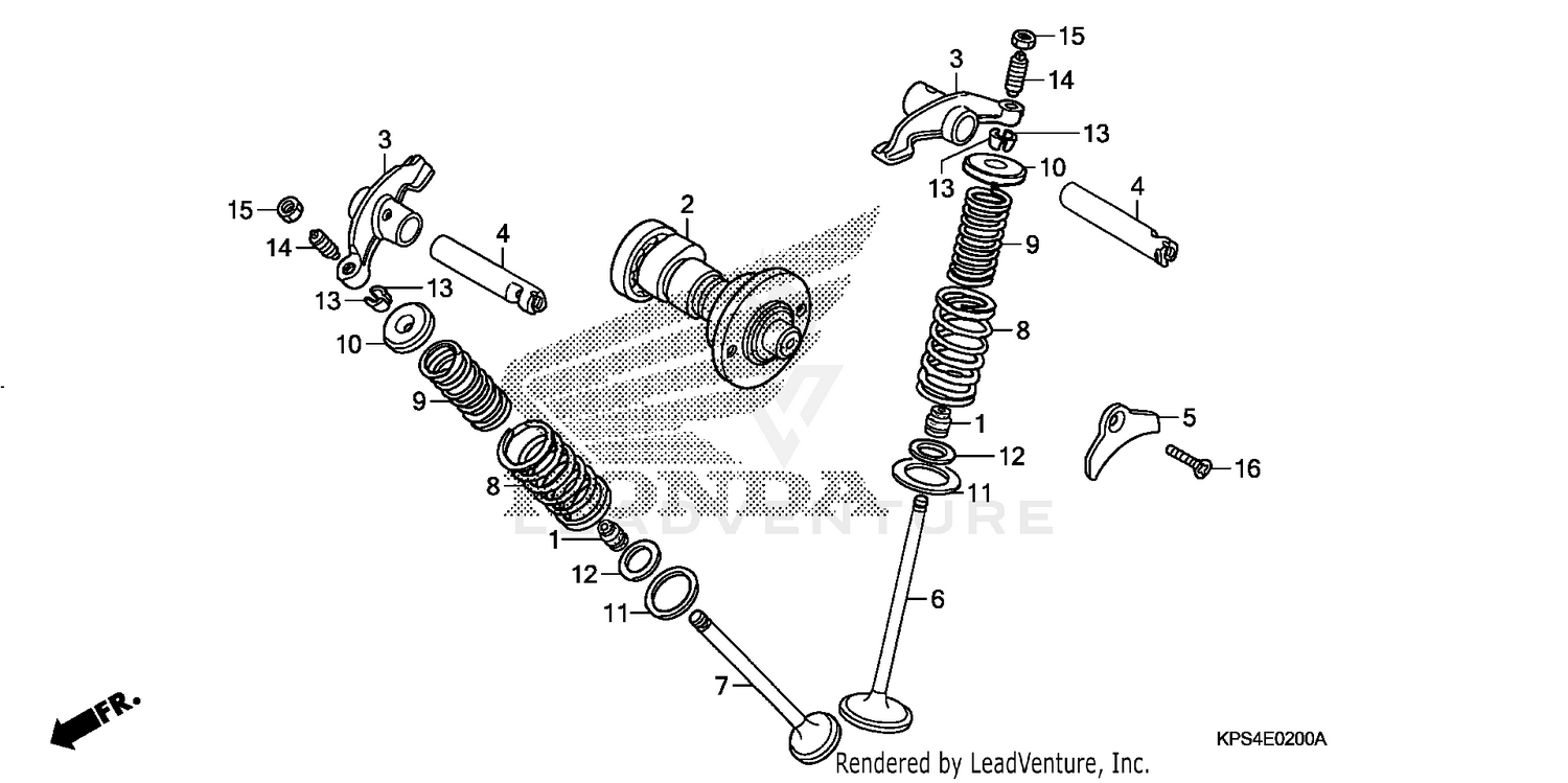 CAMSHAFT + VALVE