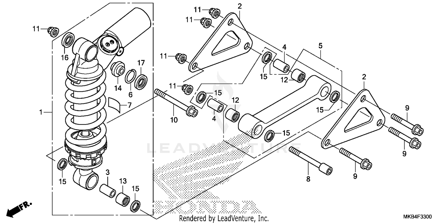 REAR SHOCK ABSORBER (1)