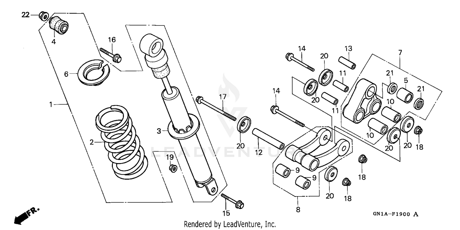 REAR SHOCK ABSORBER