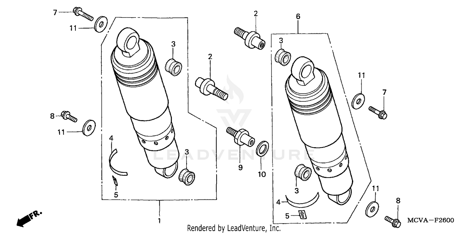 REAR SHOCK ABSORBER