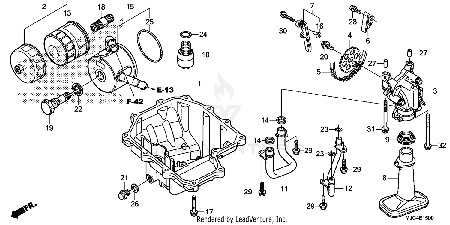 OIL PAN@OIL PUMP