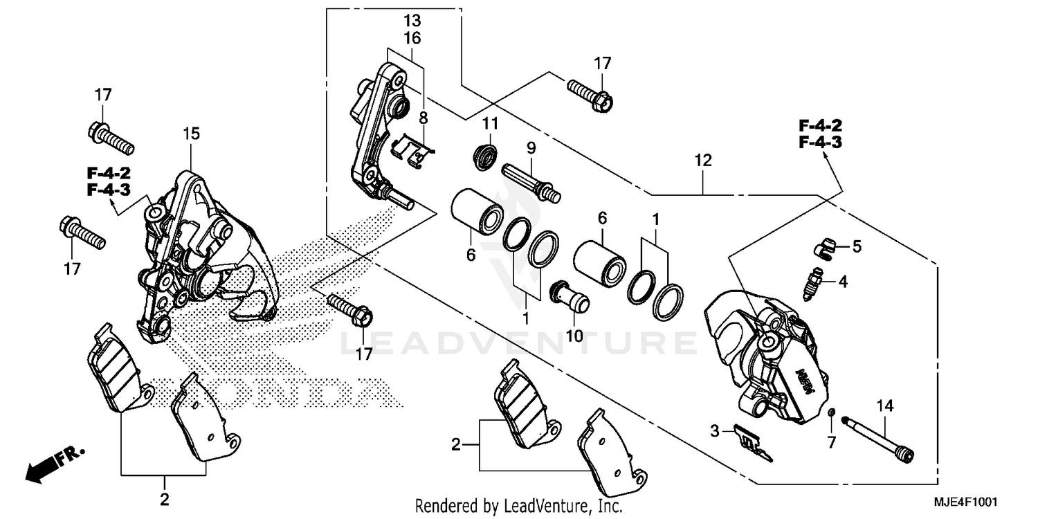 FRONT BRAKE CALIPER (2)