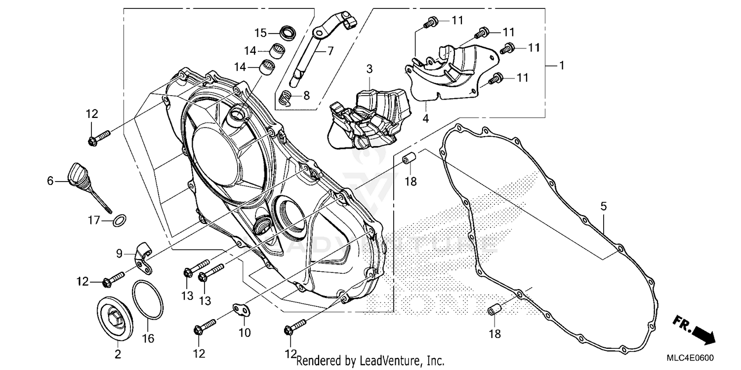 RIGHT CRANKCASE COVER