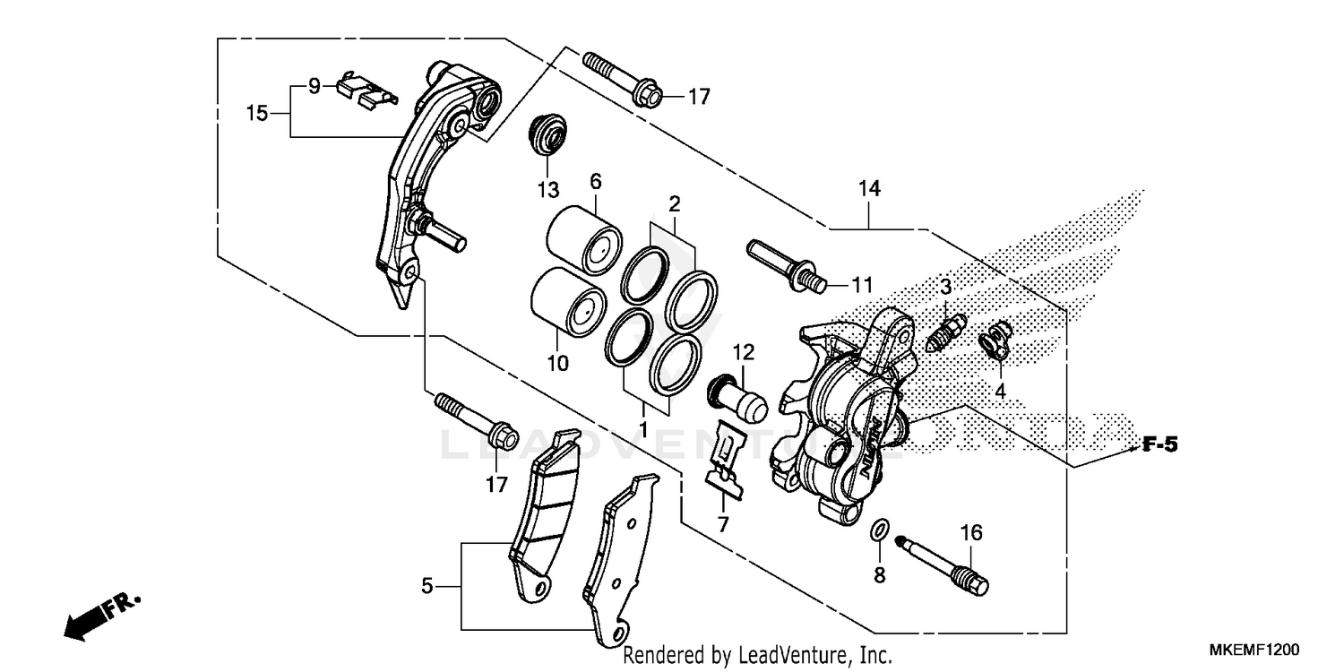 FRONT BRAKE CALIPER