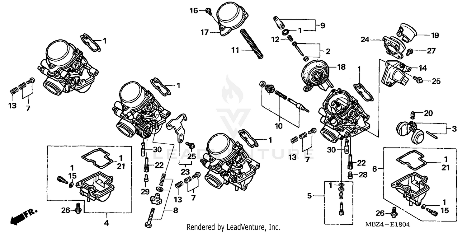 CARBURETOR (COMPONENT PARTS) (2)