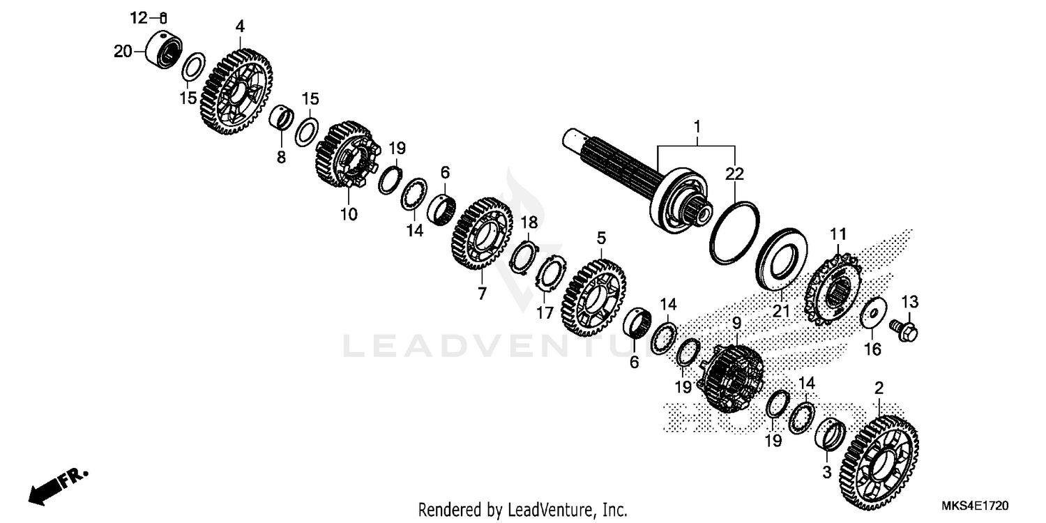 TRANSMISSION             (COUNTERSHAFT)