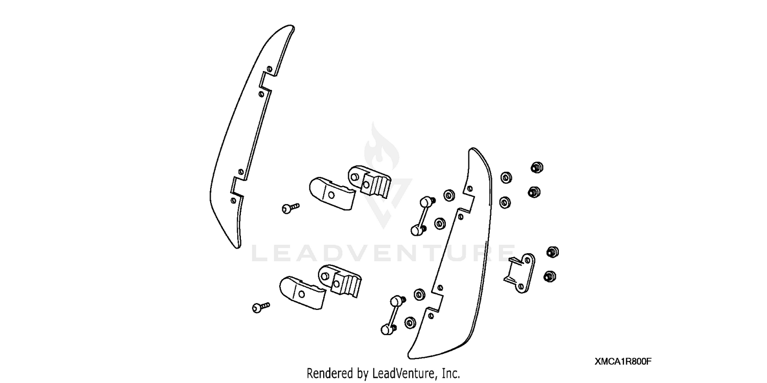 WINDSHIELD AIR DEFLECTOR (STANDARD)