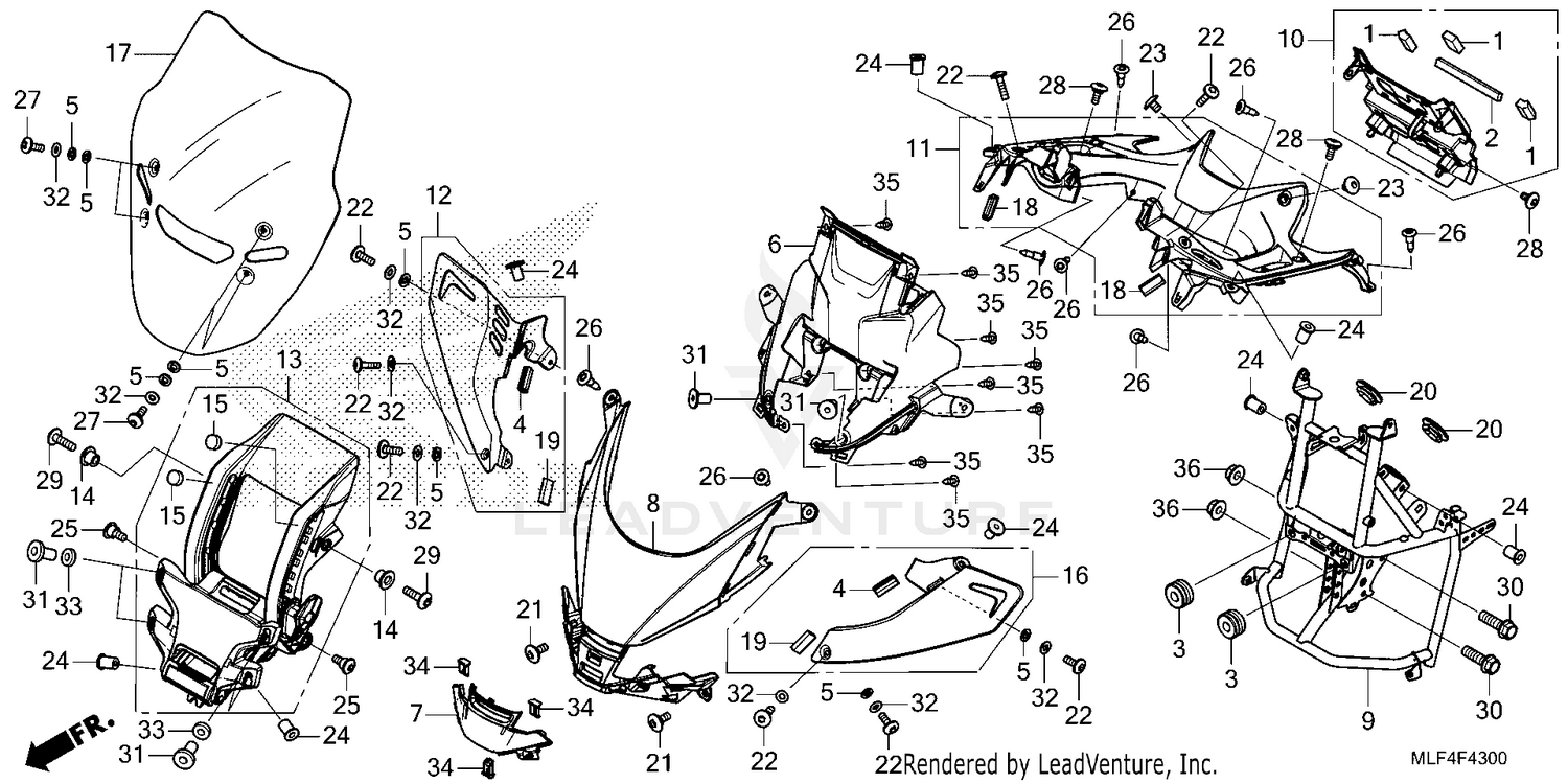 UPPER COWL@WINDSCREEN