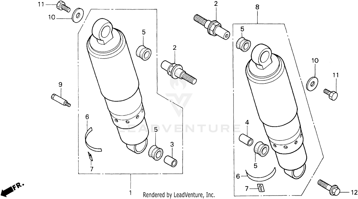 REAR SHOCK ABSORBER