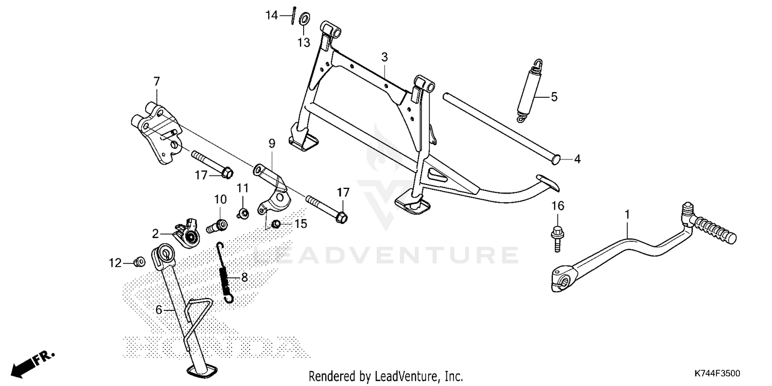 KICK STARTER ARM@STAND
