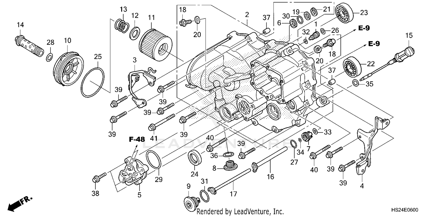 FRONT CRANKCASE COVER