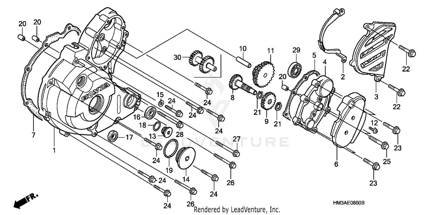 LEFT CRANKCASE COVER