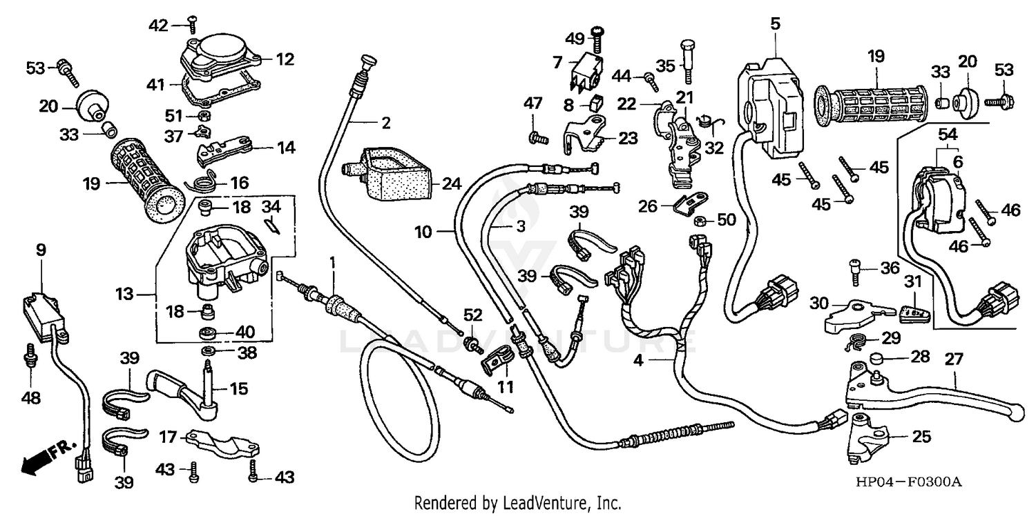 HANDLE LEVERS + SWITCHES + CABLES