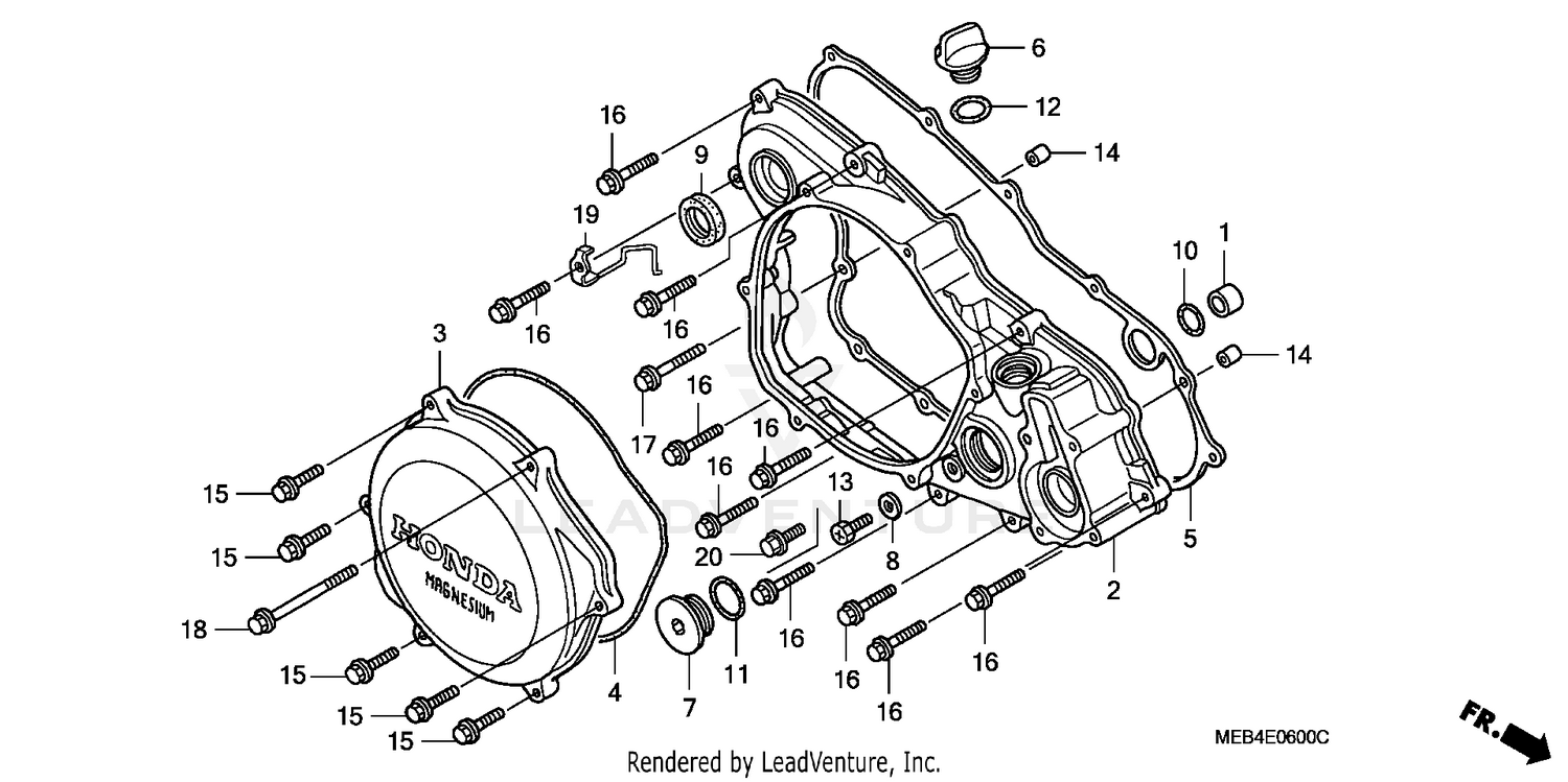 RIGHT CRANKCASE COVER
