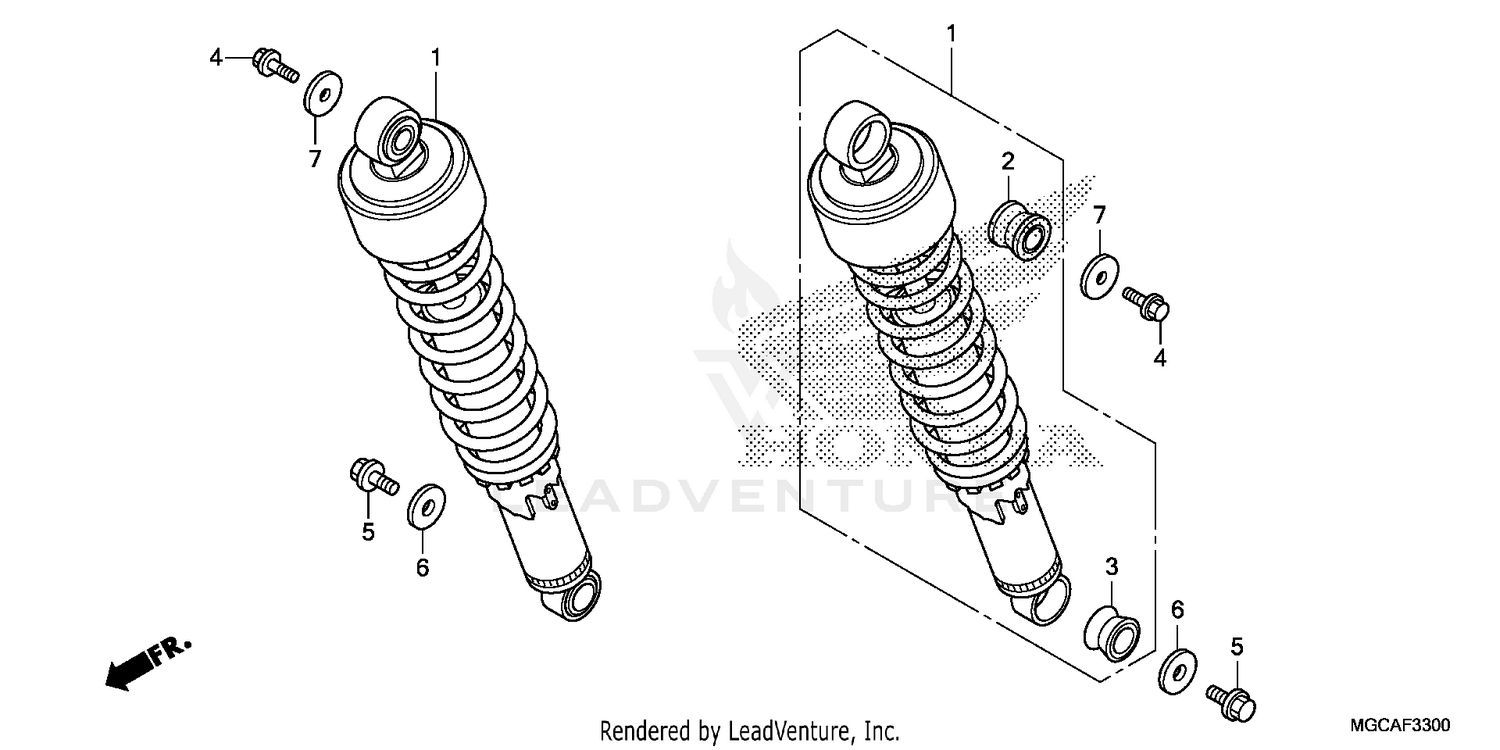 REAR SHOCK ABSORBER