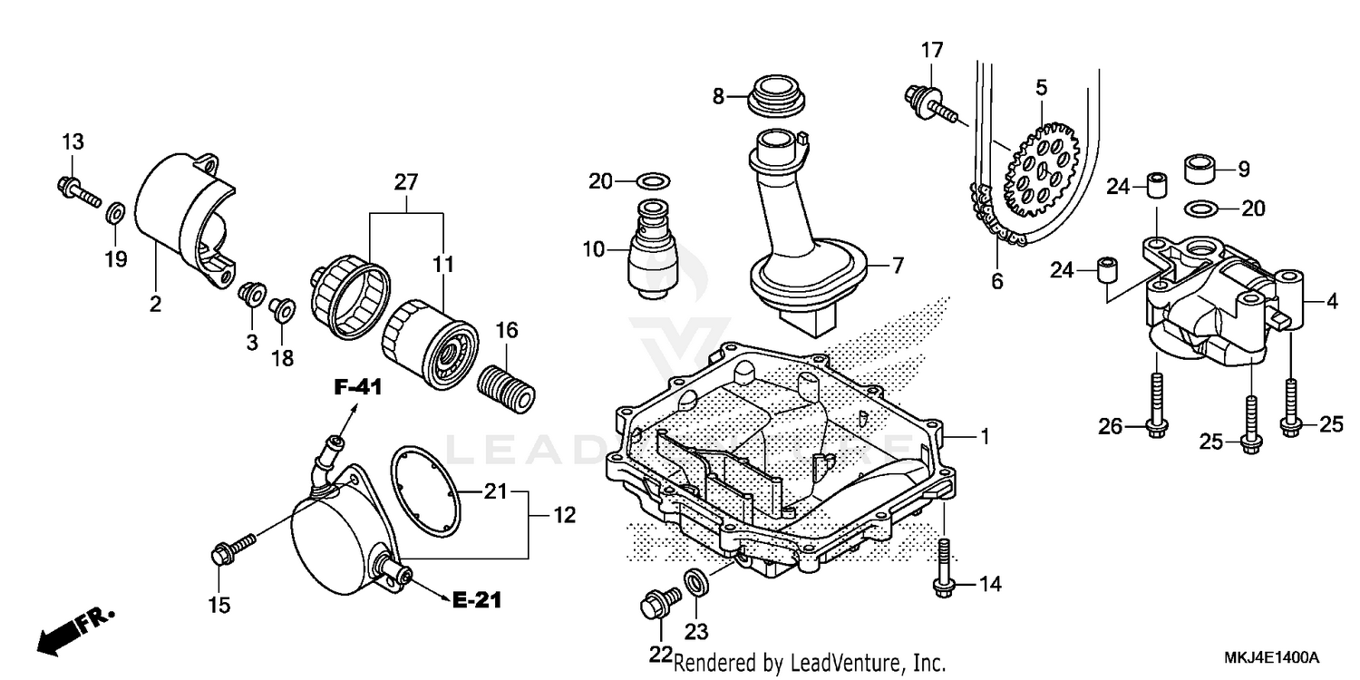 OIL PAN@OIL PUMP