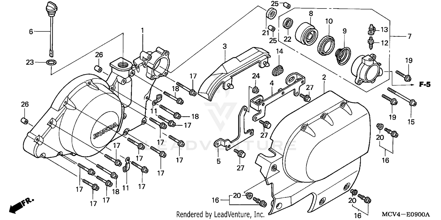 LEFT CRANKCASE COVER