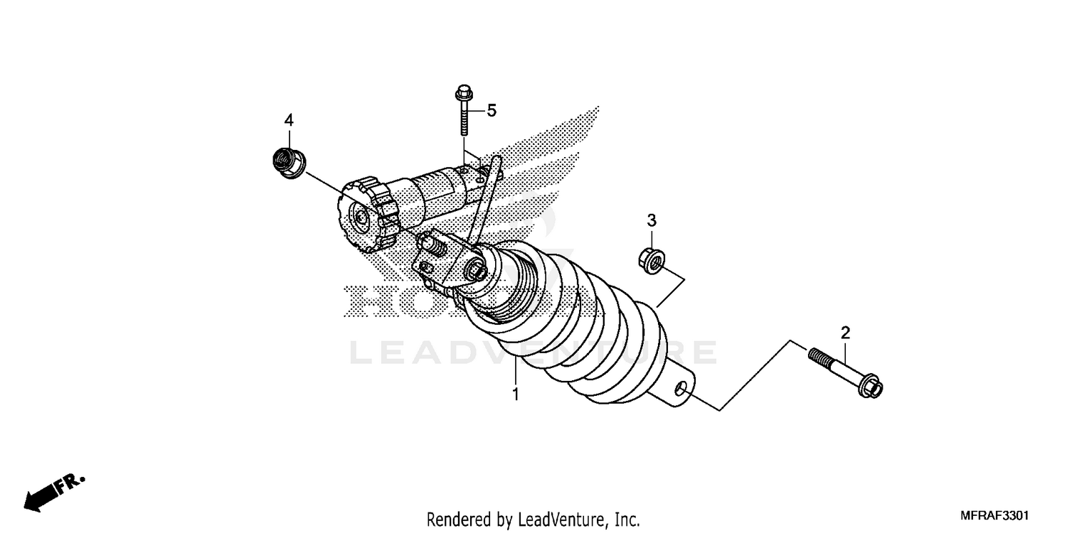 REAR SHOCK ABSORBER (2)