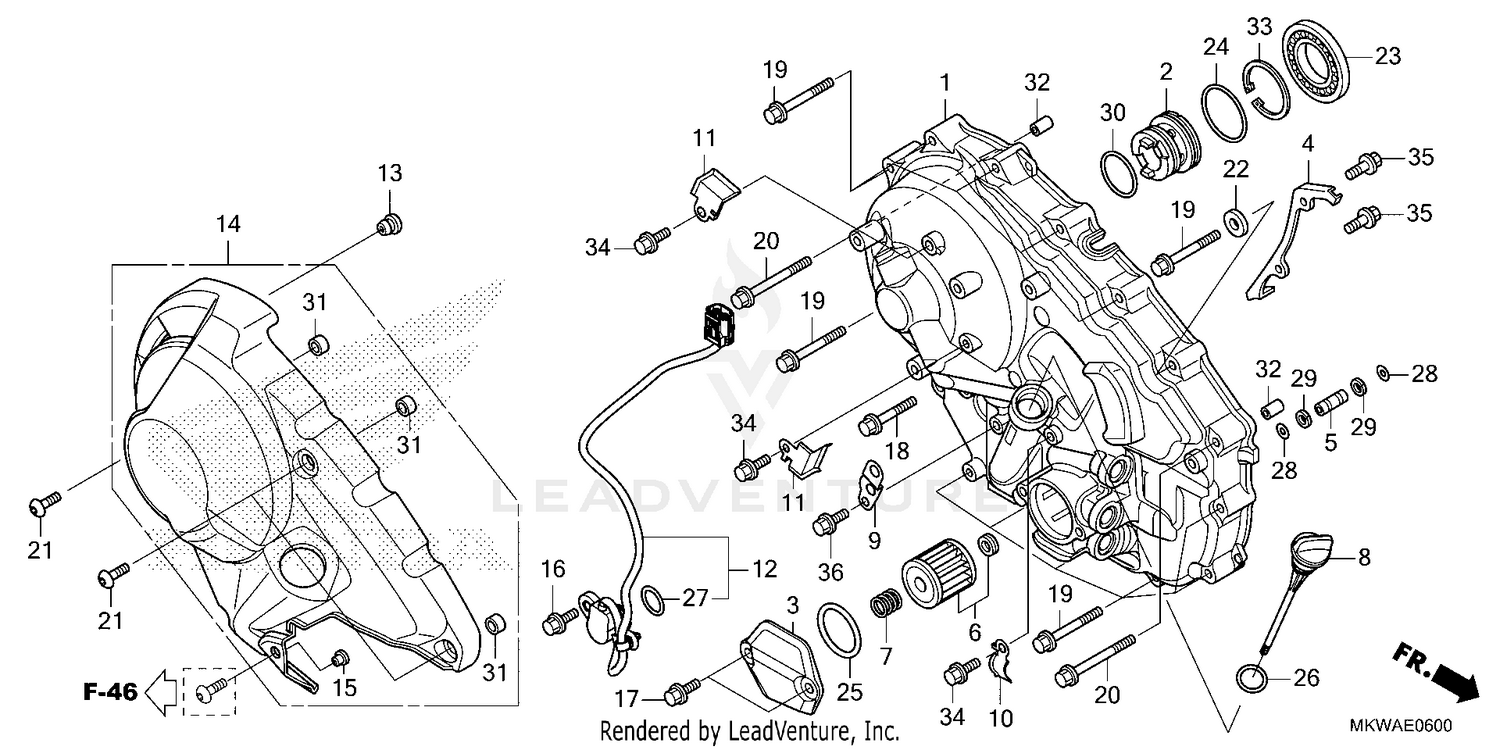 RIGHT CRANKCASE COVER