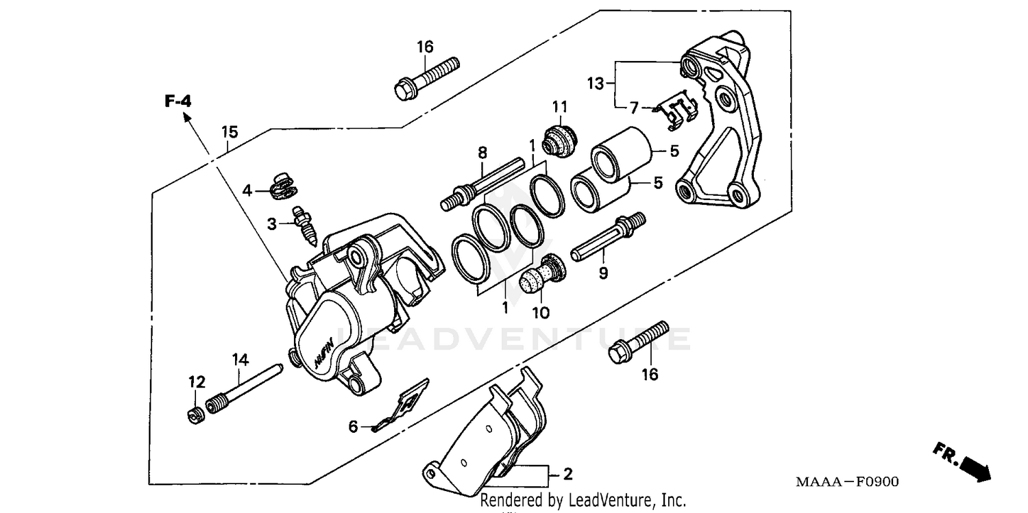 FRONT BRAKE CALIPER