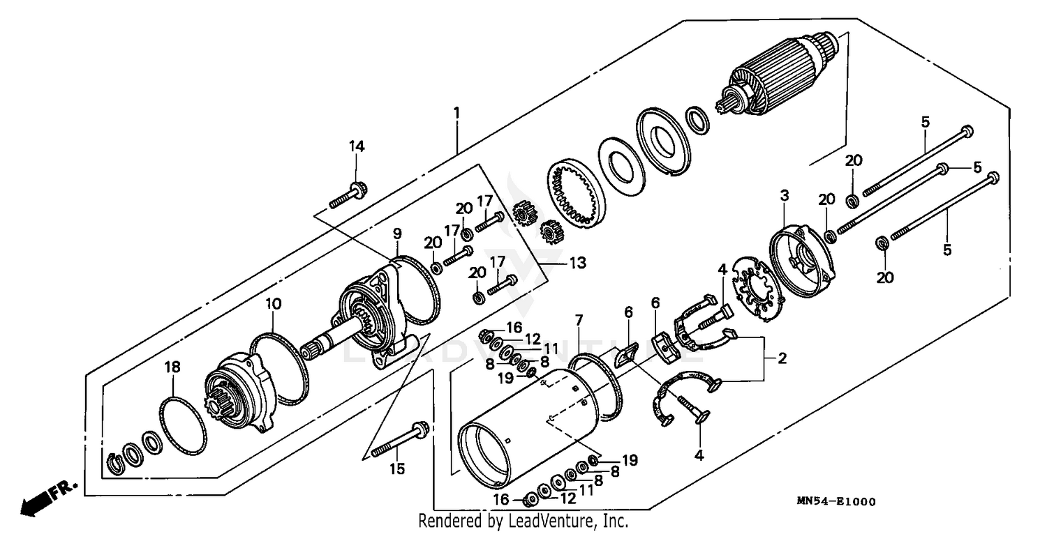 STARTING MOTOR 88-89