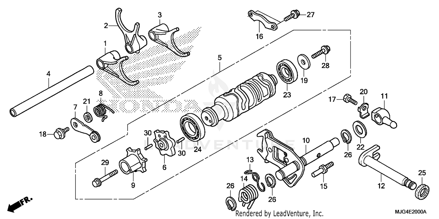 SHIFT DRUM + SHIFT FORK