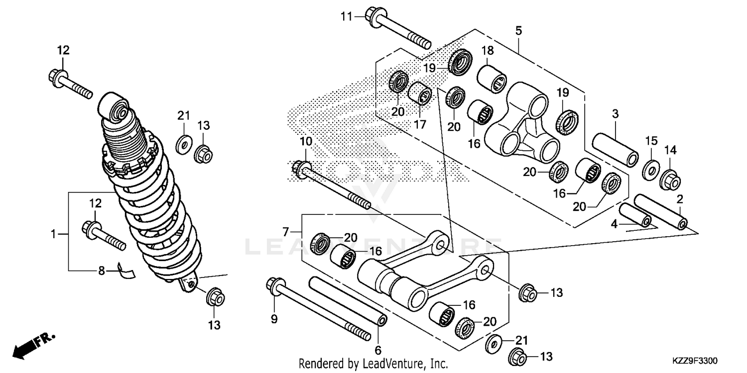 REAR SHOCK ABSORBER