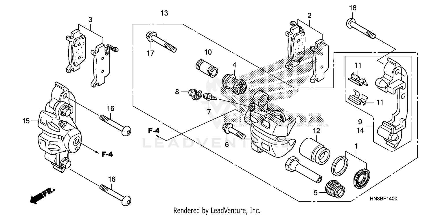 FRONT BRAKE CALIPER