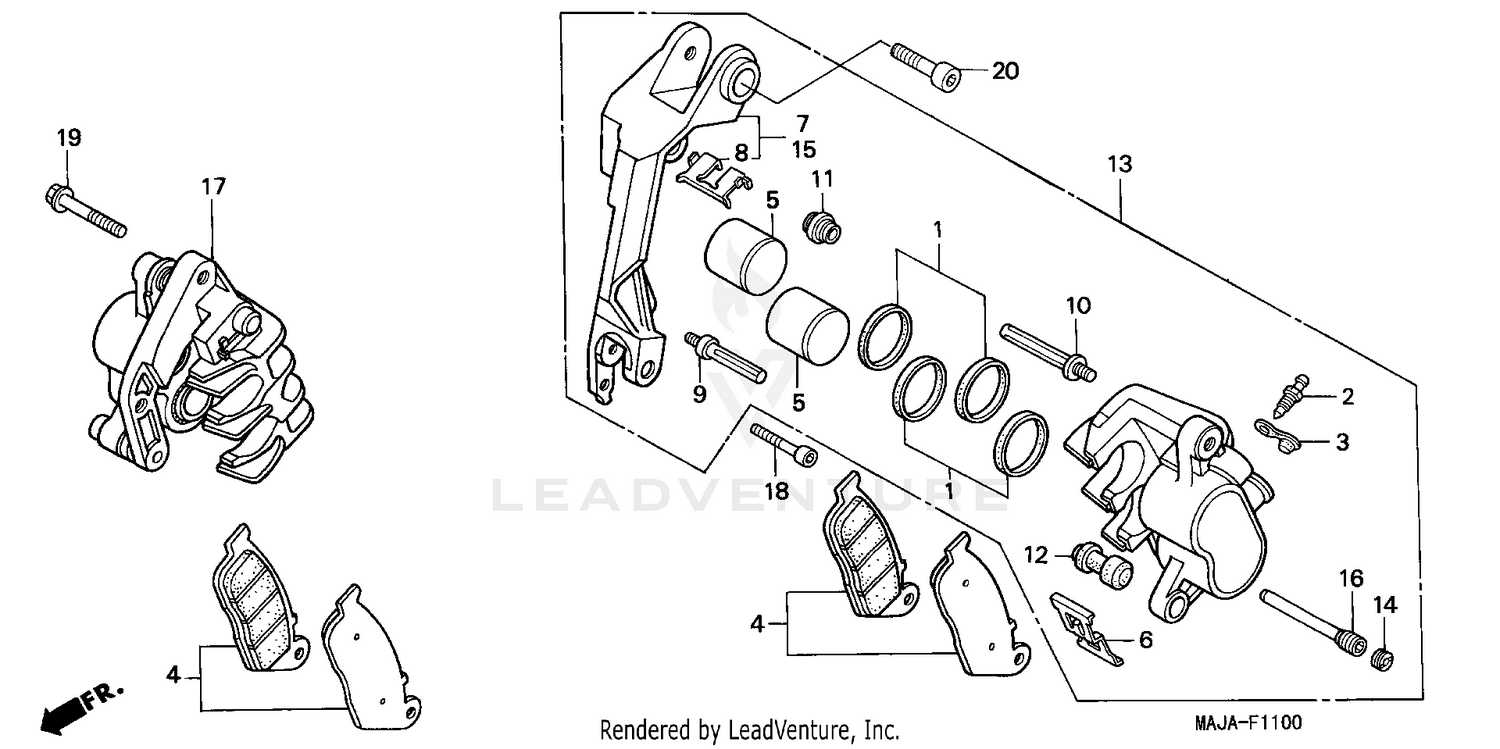 FRONT BRAKE CALIPER (1)