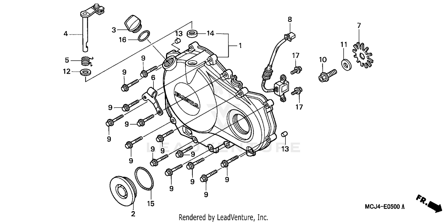 RIGHT CRANKCASE COVER