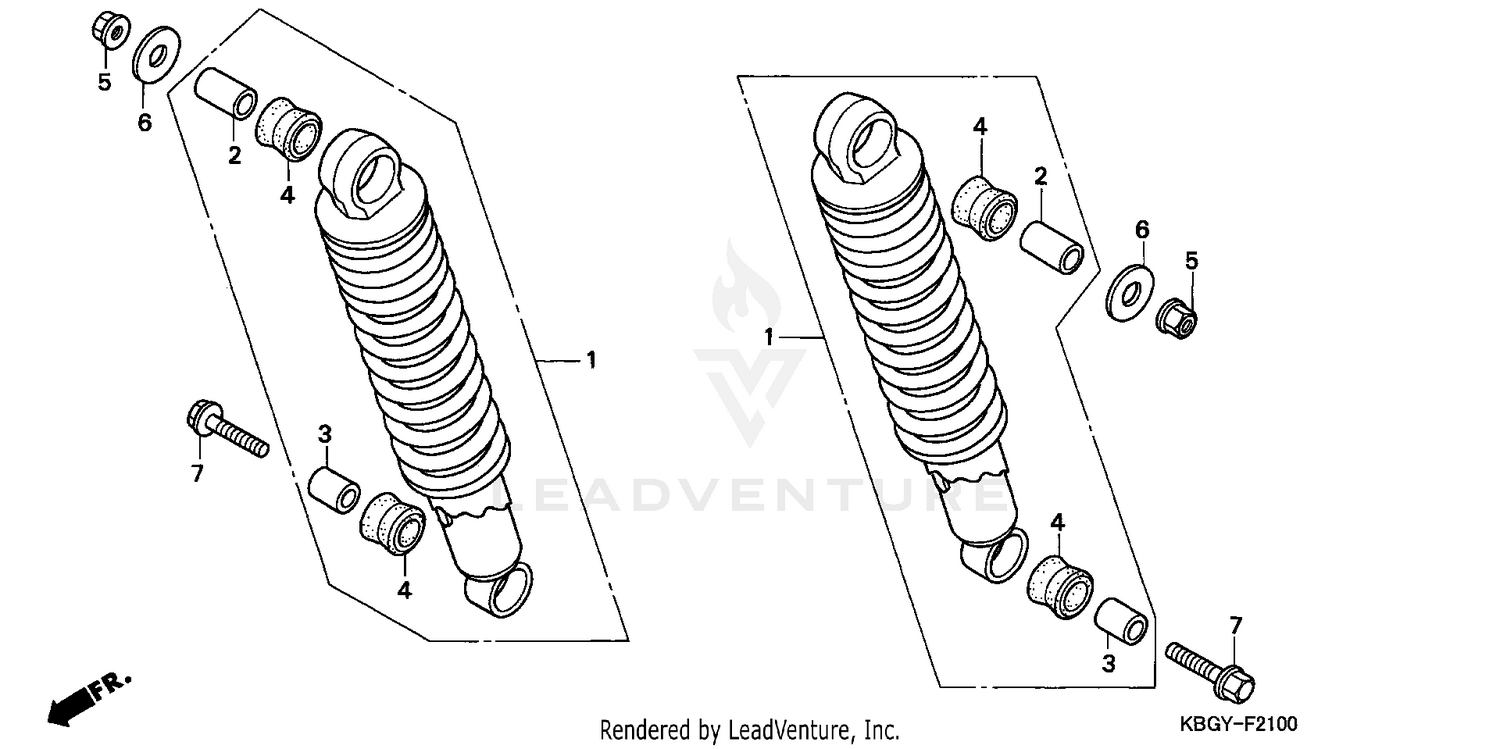 REAR SHOCK ABSORBER