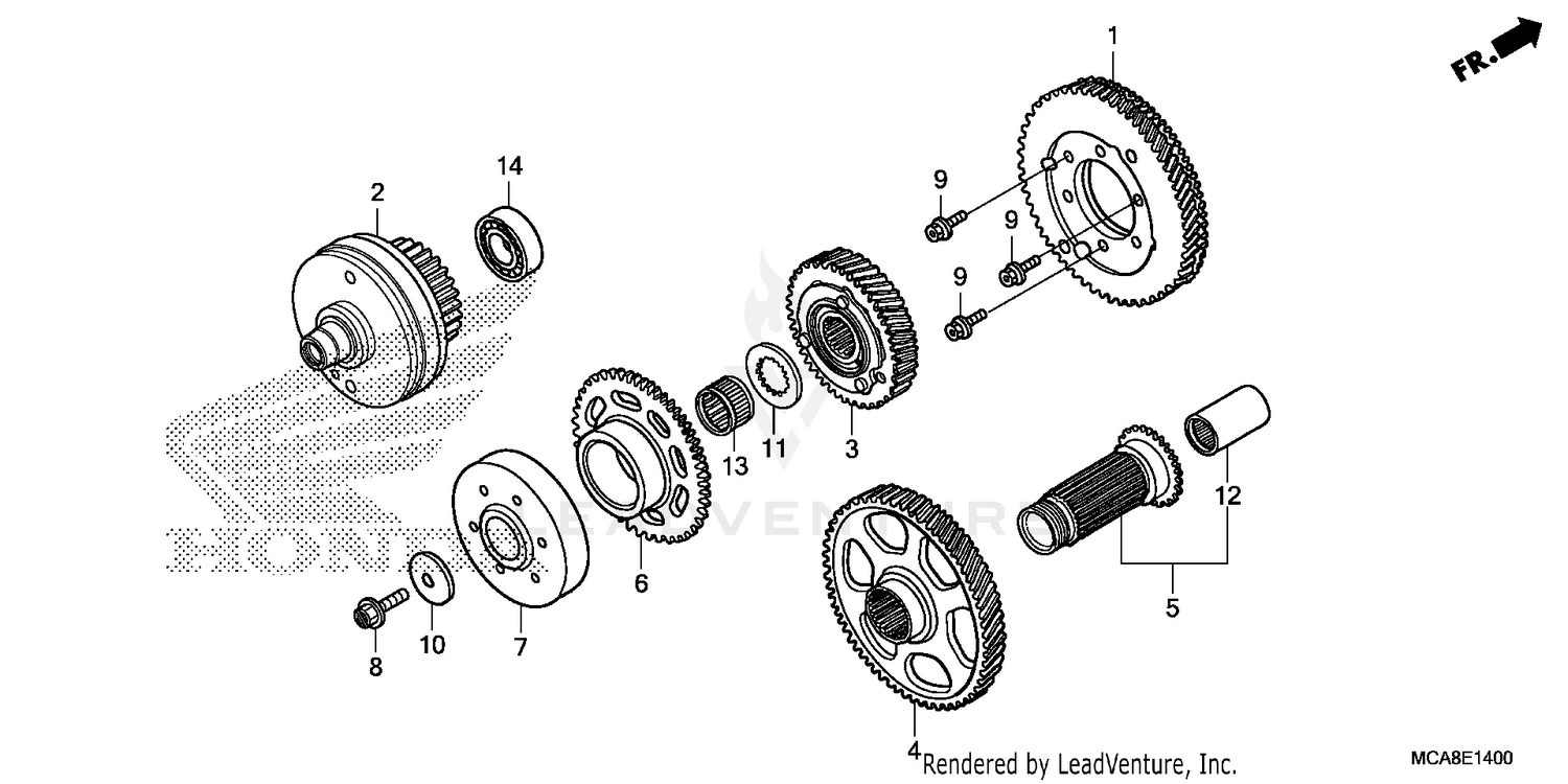 PRIMARY DRIVE GEAR