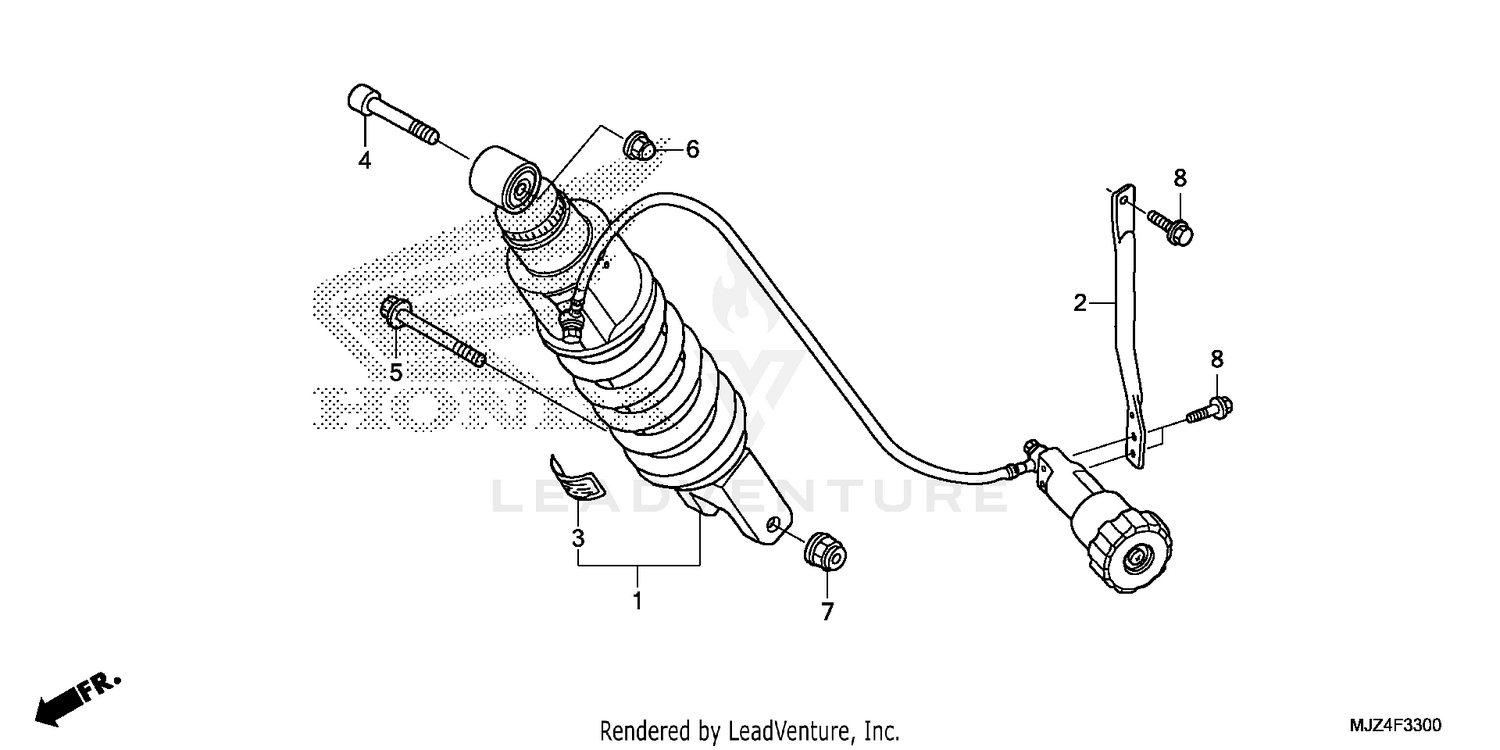 REAR SHOCK ABSORBER