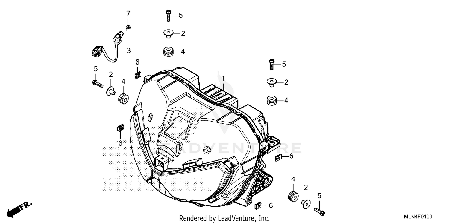 HEADLIGHT (CRF1100A/D)