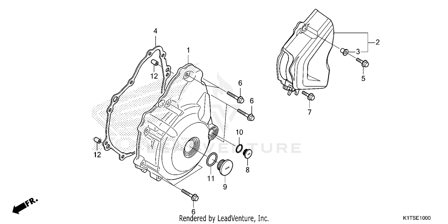 LEFT CRANKCASE COVER