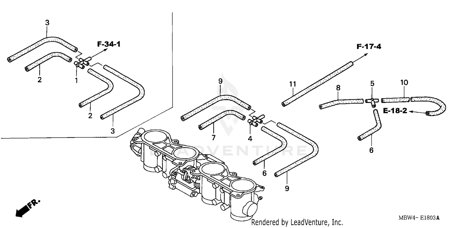 THROTTLE BODY (TUBING)