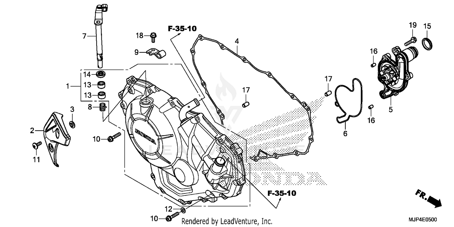 RIGHT CRANKCASE COVER (1)