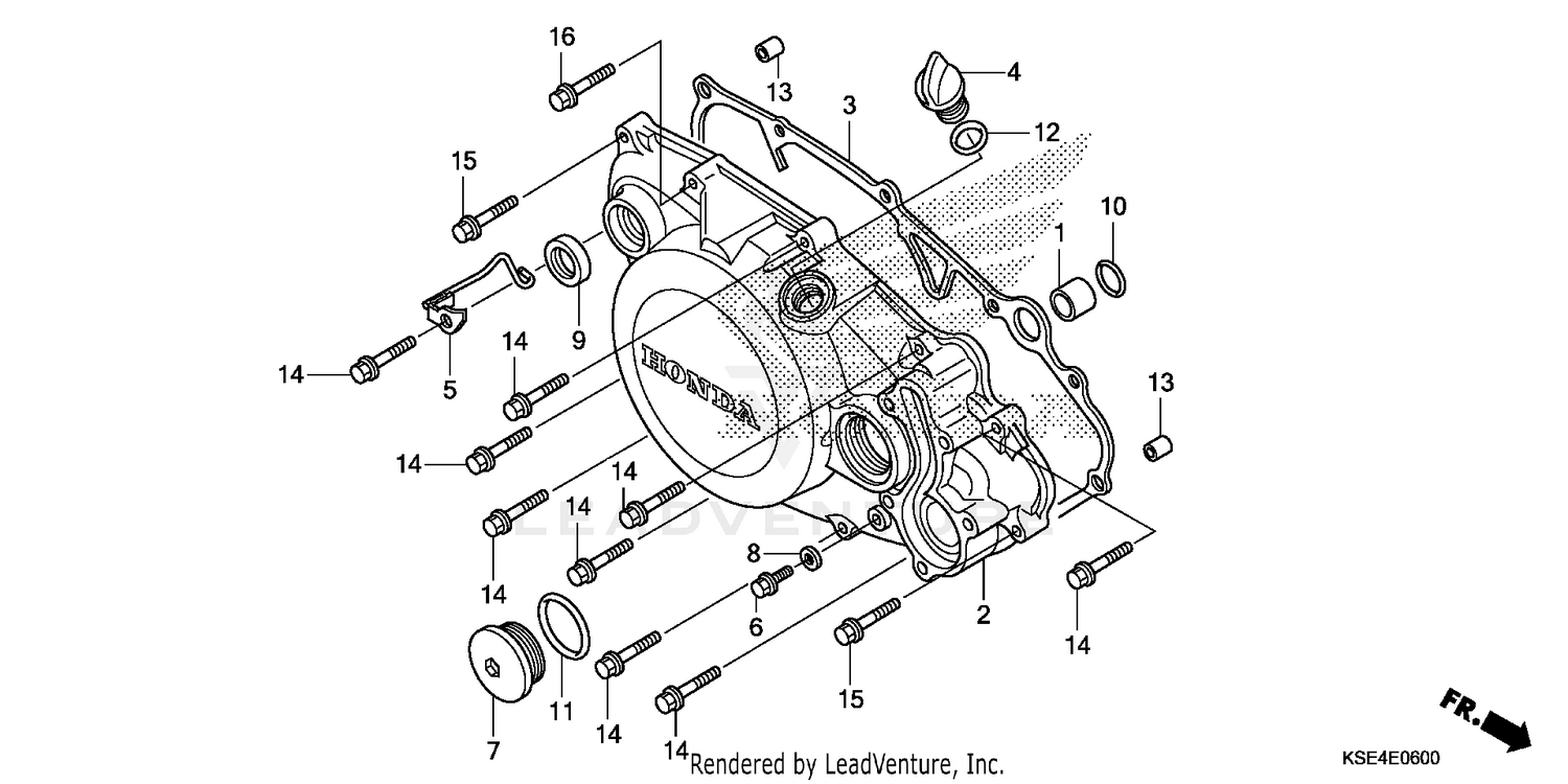 RIGHT CRANKCASE COVER