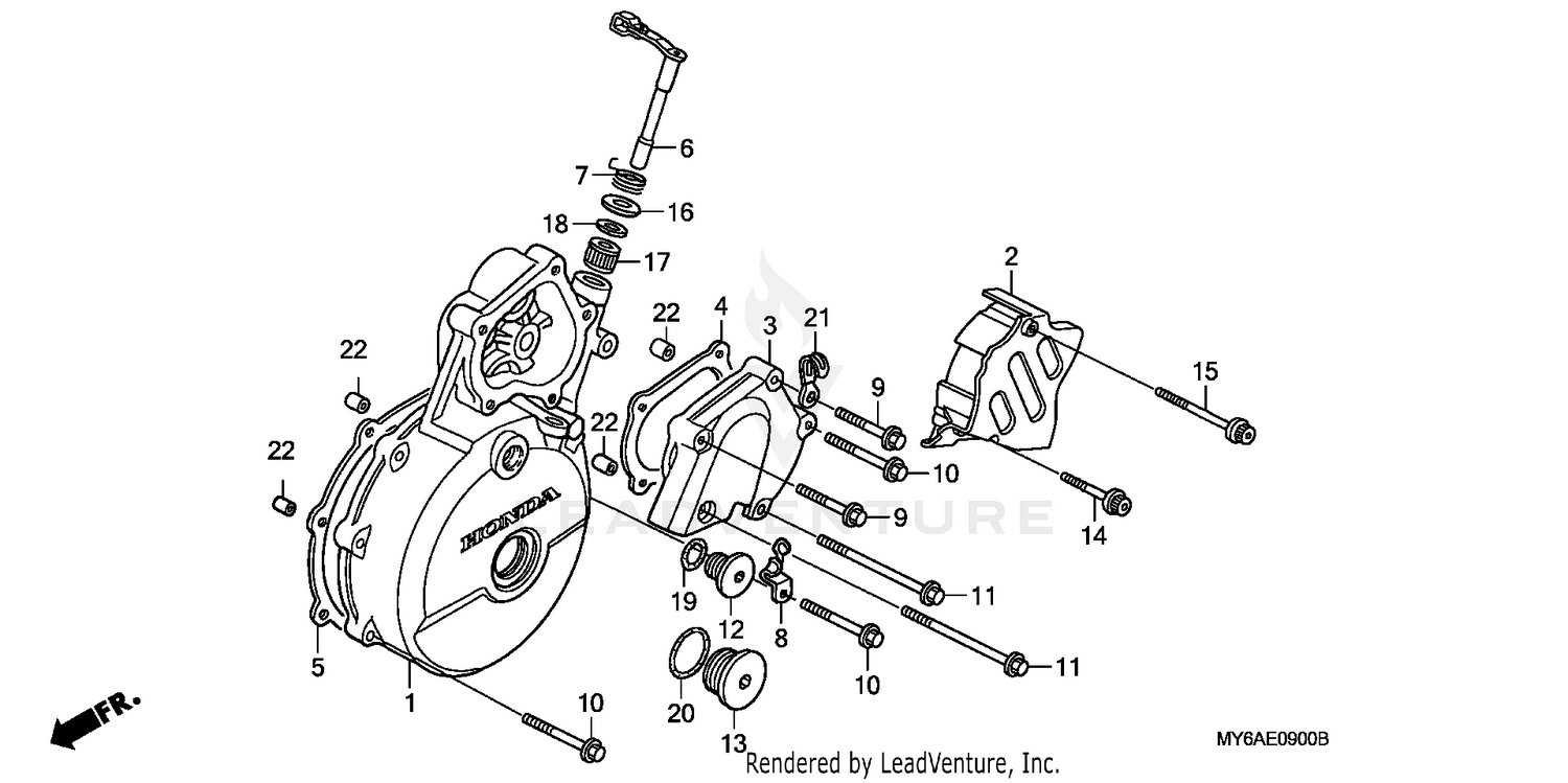 LEFT CRANKCASE COVER