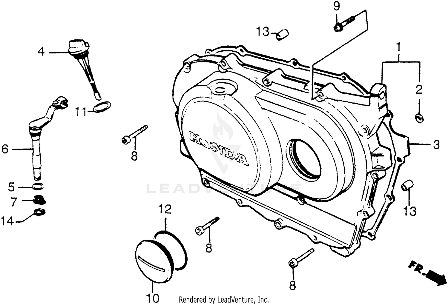 RIGHT CRANKCASE COVER