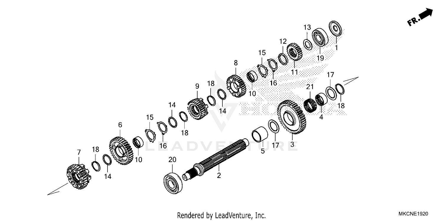 TRANSMISSION             (COUNTERSHAFT)