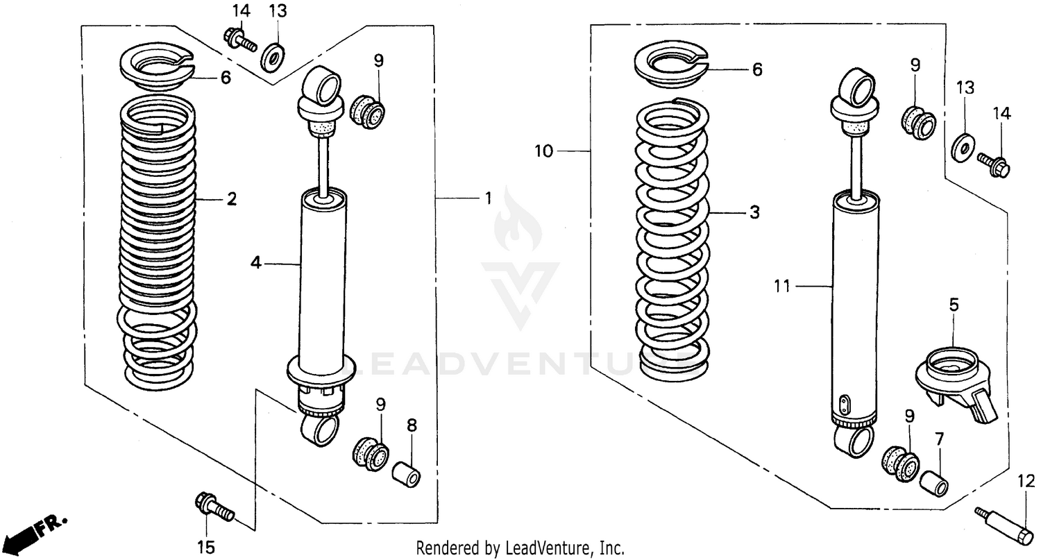 REAR SHOCK ABSORBER